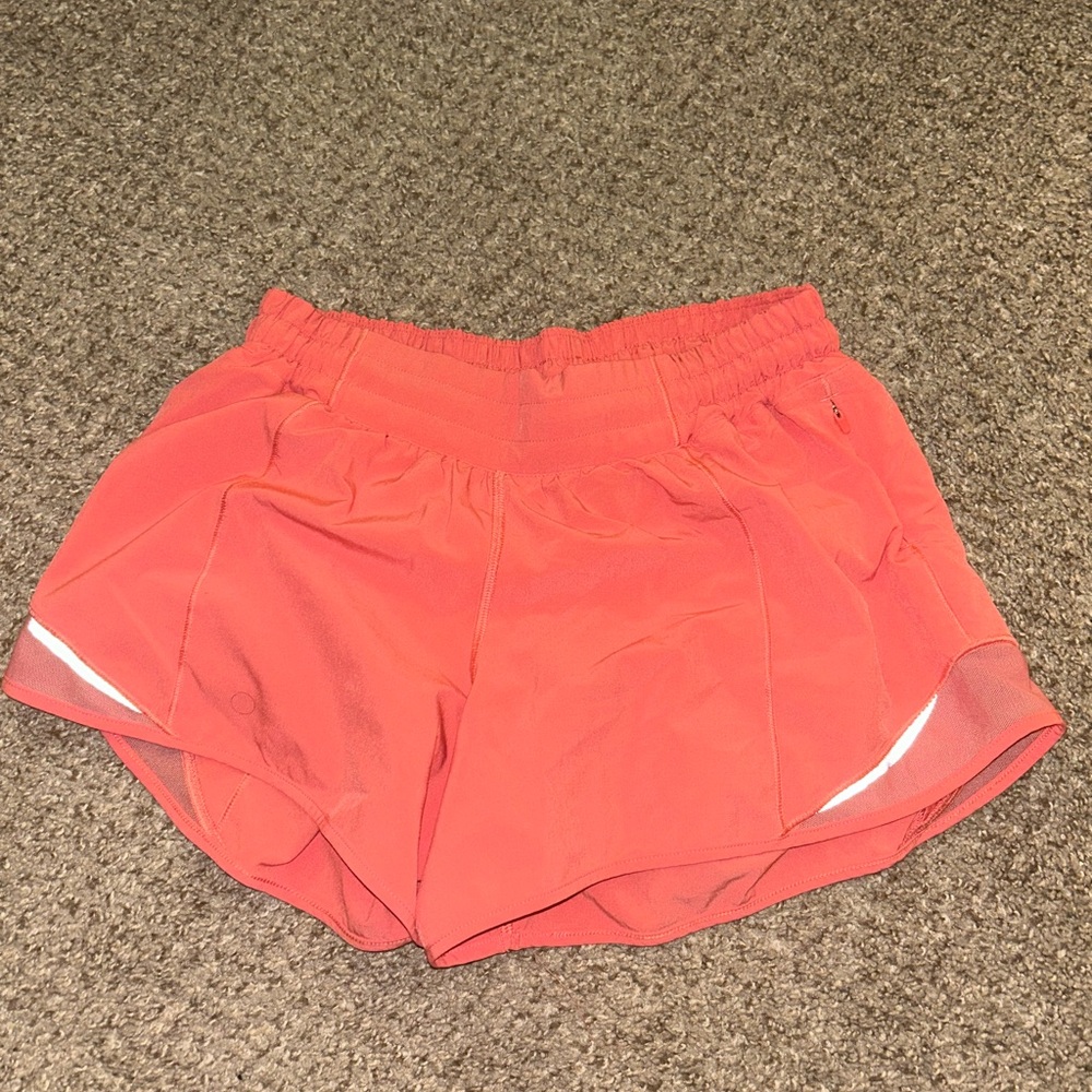 Coral LULU hot shot shorts